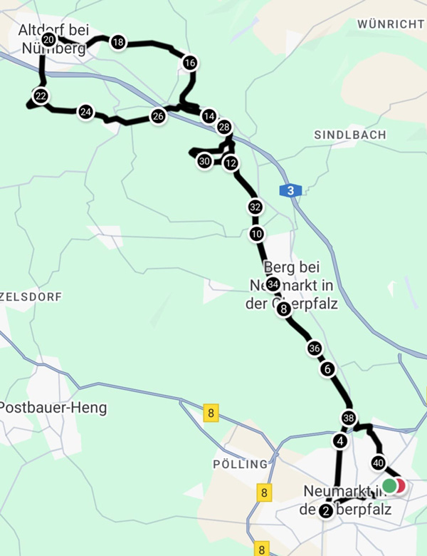 Wegstrecke