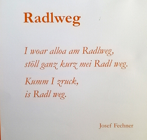 Josef Fechner - Aushang
