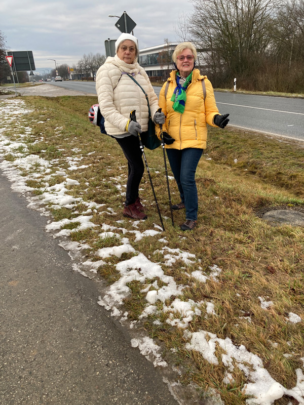 Auf dem Seitenstreifen